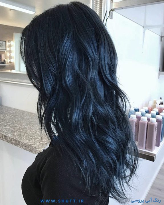 رنگ مو آبی پروسی