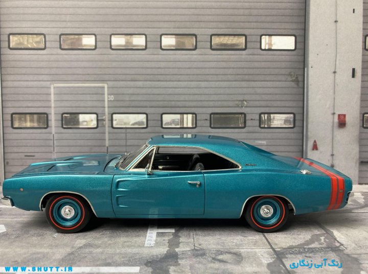 ماشین آبی زنگاری