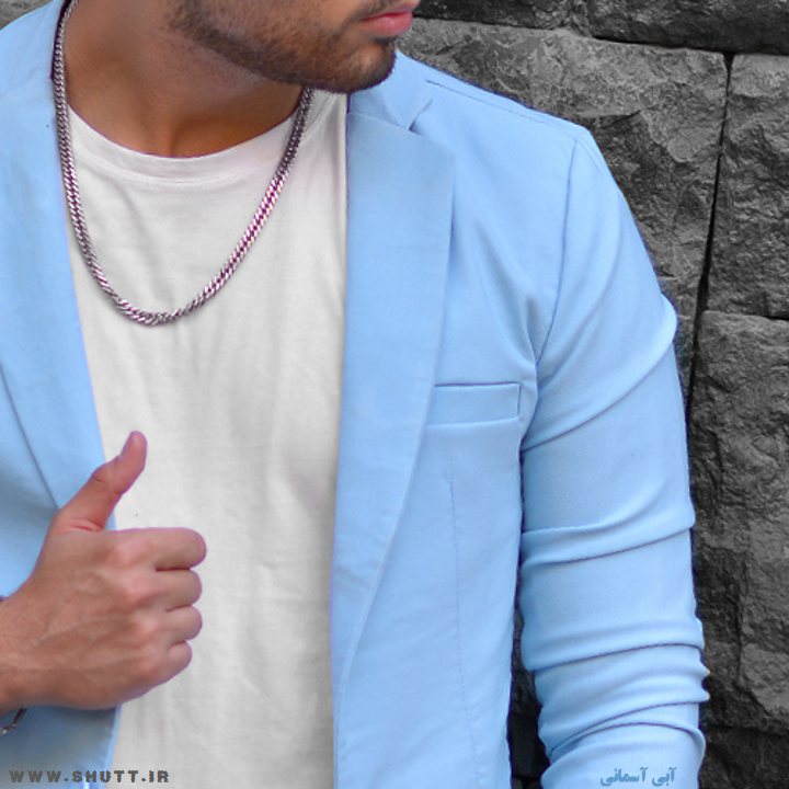 کت آبی آسمانی