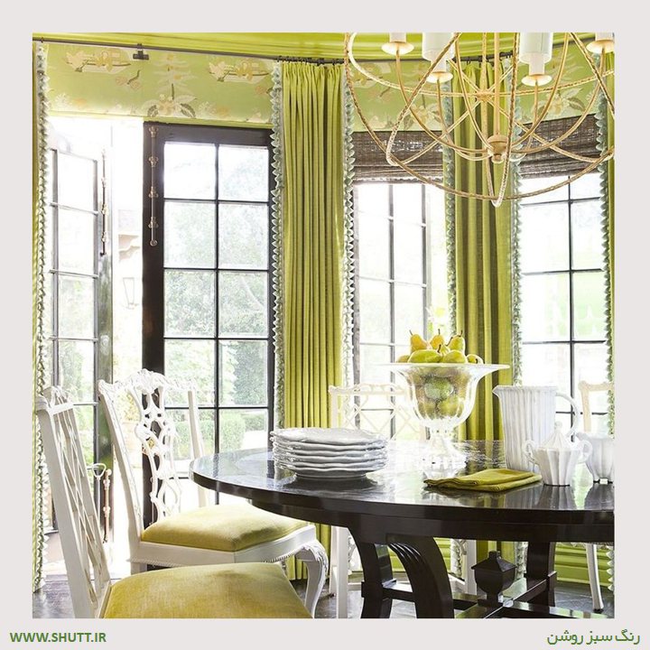 دکوراسیون سبز روشن