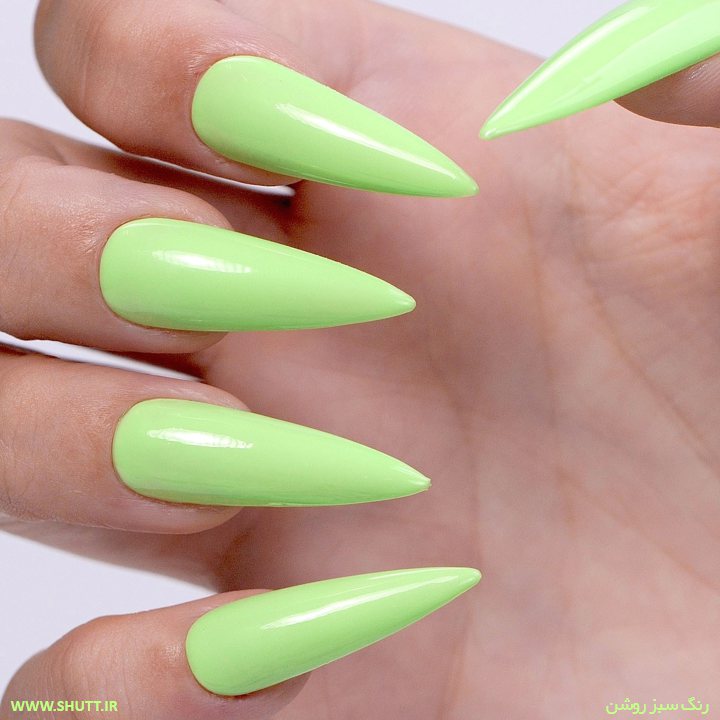 لاک سبز روشن