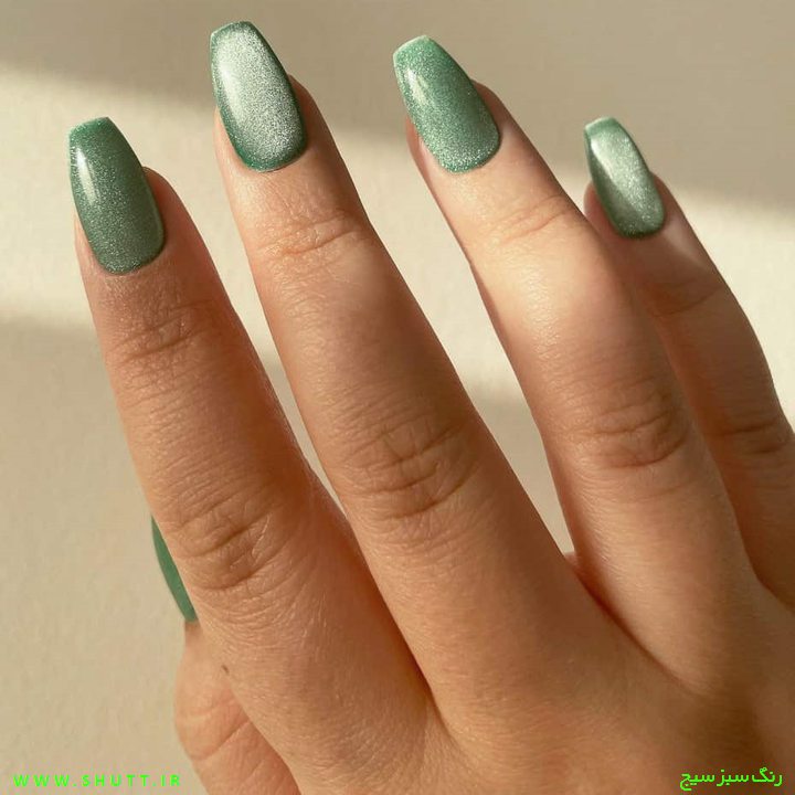 لاک ناخن سبز سیج
