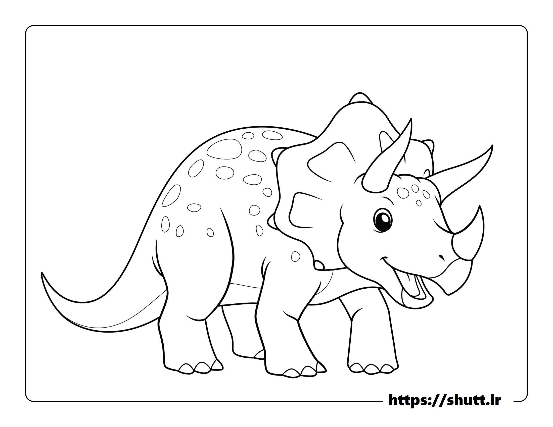 رنگ آمیزی دایناسور