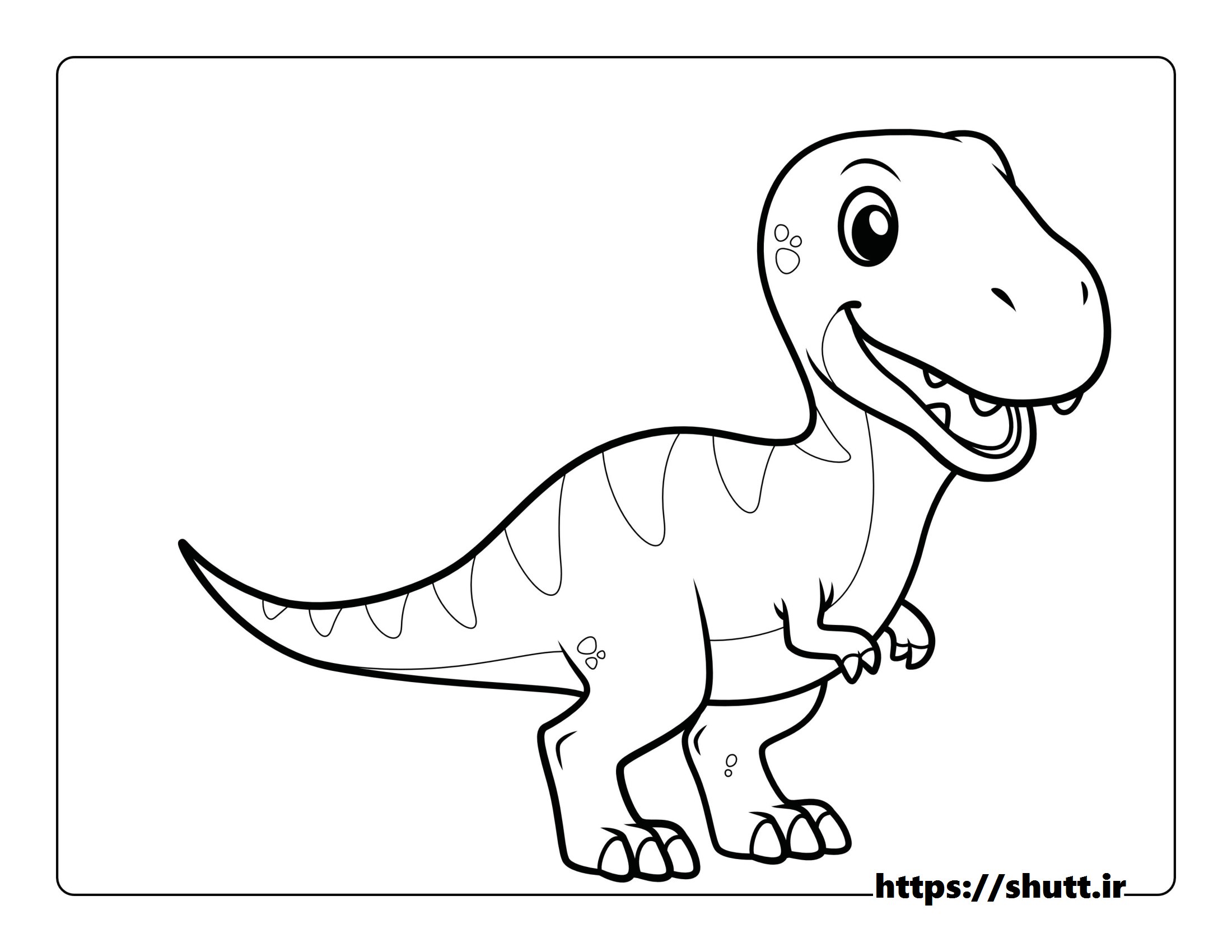 نقاشی دایناسور