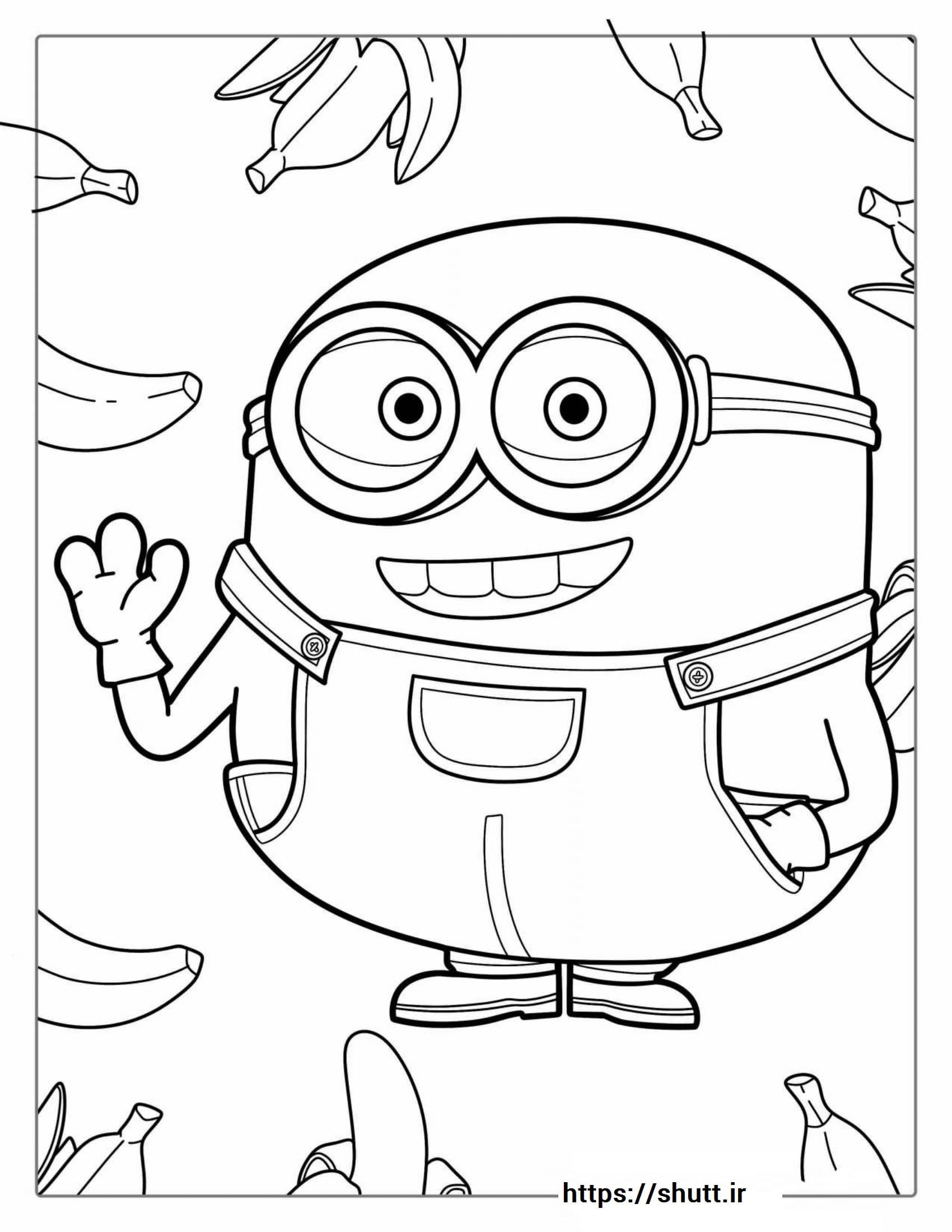 مینیون رنگ آمیزی نقاشی