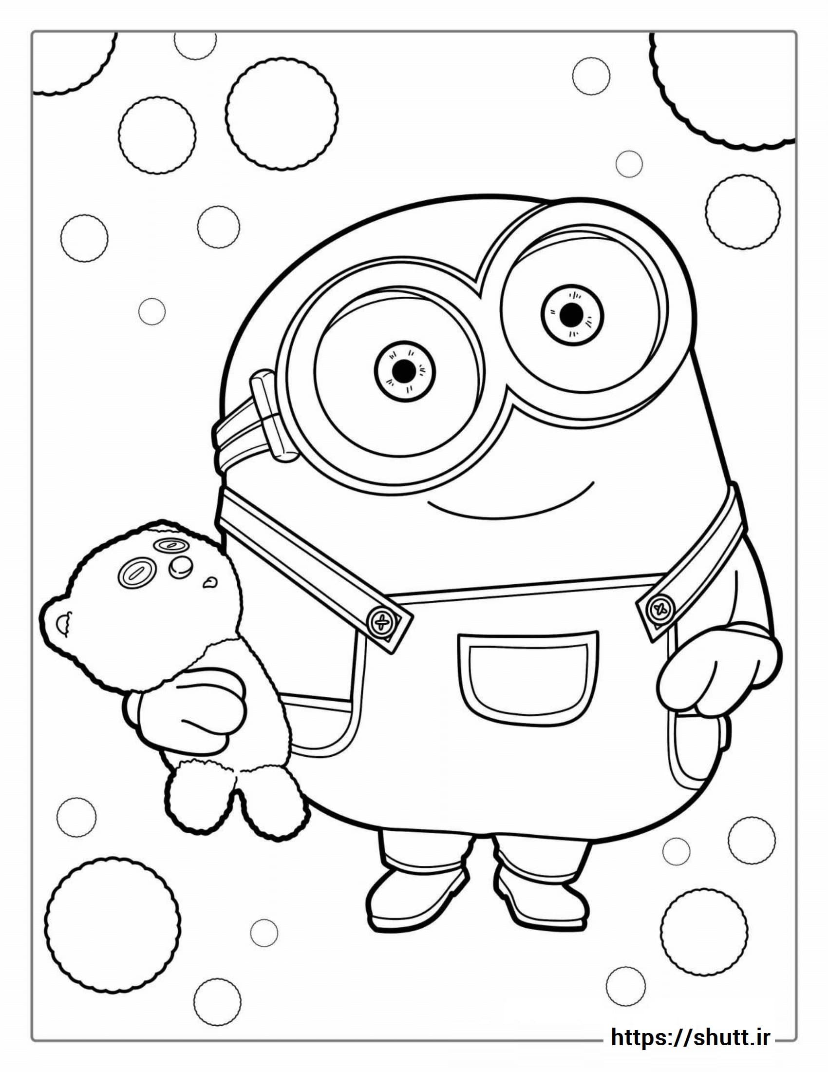 نقاشی مینیون ها برای رنگ آمیزی